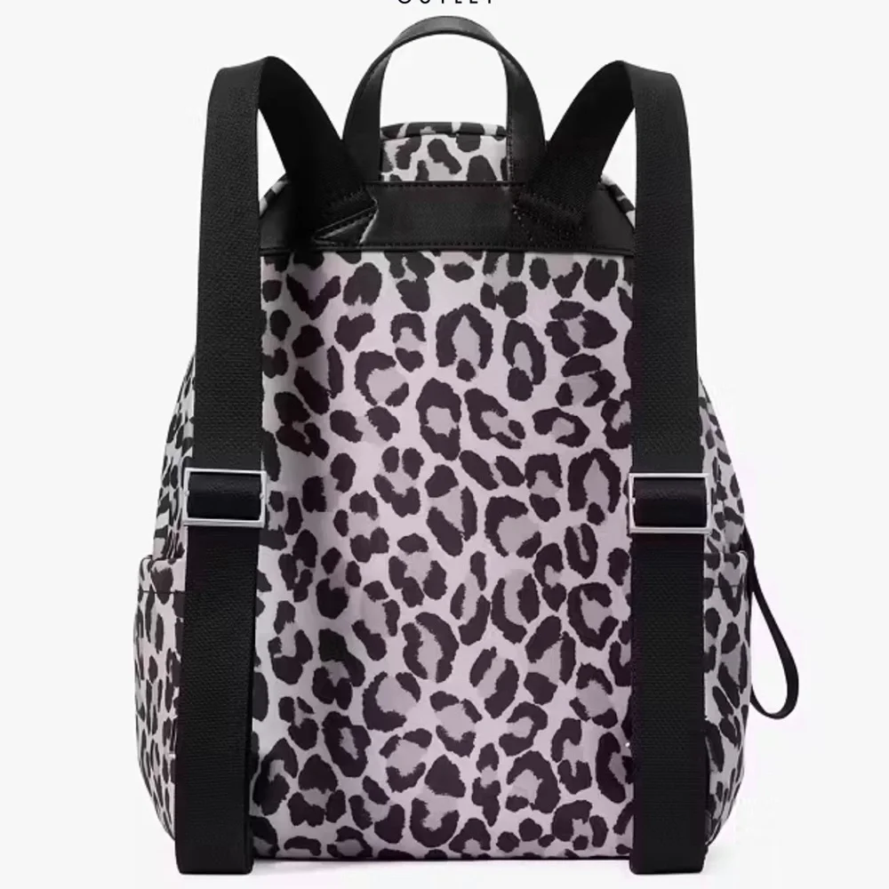 Kate Spade Chelsea Spotted Leopard Medium Backpack Violet Mist NWT